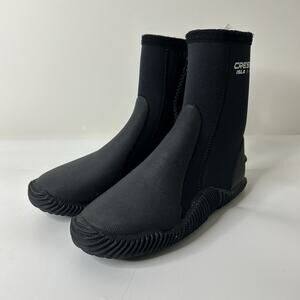 Cressi Neoprene 3mm Minorca Long Scuba Boots Womens 5 Dive Raft Water Shoe